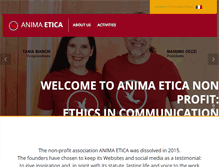 Tablet Screenshot of animaetica.org